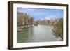 Seine River In Paris Center-Cora Niele-Framed Giclee Print