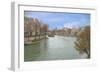 Seine River In Paris Center-Cora Niele-Framed Giclee Print