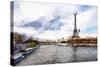 Seine River - In the Style of Oil Painting-Philippe Hugonnard-Stretched Canvas