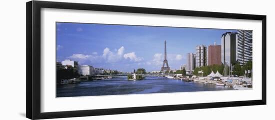 Seine River Paris France-null-Framed Photographic Print