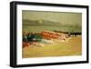 Seine Riverbank with a Pile of Red Sand-Félix Vallotton-Framed Giclee Print