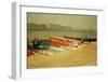 Seine Riverbank with a Pile of Red Sand-Félix Vallotton-Framed Giclee Print