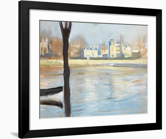 Seinen ved Saint-Cloud, 1890-Edvard Munch-Framed Premium Giclee Print