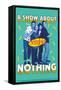 Seinfeld - A Show About Nothing Teal-Trends International-Framed Stretched Canvas