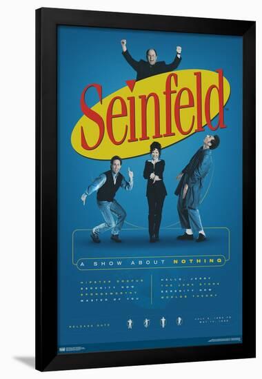 Seinfeld - A Show About Nothing-Trends International-Framed Poster