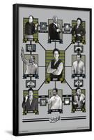 Seinfeld - Connections to Jerry-Trends International-Framed Poster
