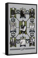 Seinfeld - Connections to Jerry-Trends International-Framed Stretched Canvas