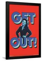 Seinfeld - Get Out-Trends International-Framed Poster