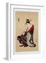 Seirou Bijin Rokkasen-Choubunsai Eishi-Framed Giclee Print