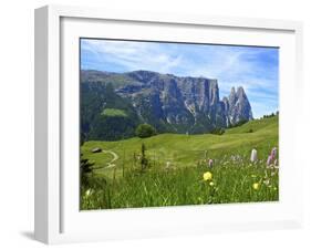 Seiser Alm, Trentino, South Tyrol, Italy-Katja Kreder-Framed Photographic Print