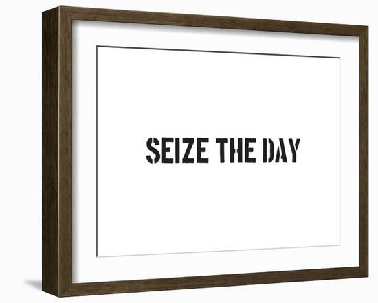 Seize The Day-SM Design-Framed Art Print