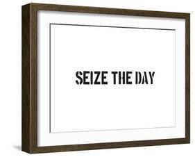 Seize The Day-SM Design-Framed Art Print