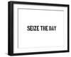 Seize The Day-SM Design-Framed Art Print