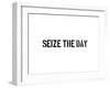 Seize The Day-SM Design-Framed Art Print