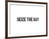 Seize The Day-SM Design-Framed Art Print