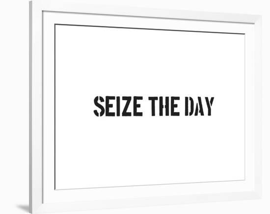 Seize The Day-SM Design-Framed Art Print