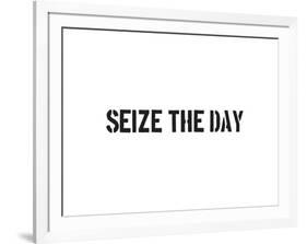 Seize The Day-SM Design-Framed Art Print