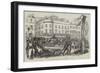 Seizure of Artillery on the Italian Boulevards-null-Framed Giclee Print