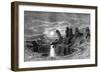 Sekhets with the Moonlight, Egypt, 1877-Ernest Heyn-Framed Giclee Print