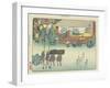 Seki, 1837-1844-Utagawa Hiroshige-Framed Giclee Print