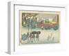 Seki, 1837-1844-Utagawa Hiroshige-Framed Giclee Print