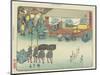 Seki, 1837-1844-Utagawa Hiroshige-Mounted Giclee Print