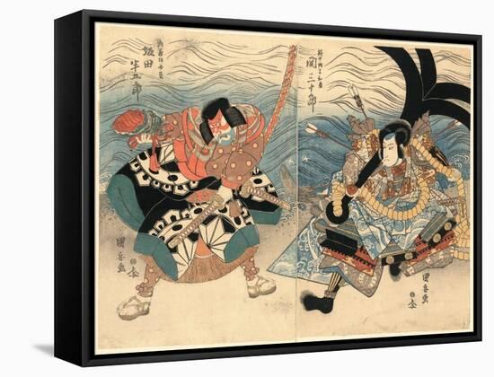 Seki Sanjuro Sakata Hangoro-Utagawa Kuniyasu-Framed Stretched Canvas
