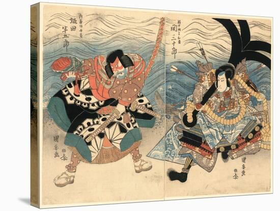 Seki Sanjuro Sakata Hangoro-Utagawa Kuniyasu-Stretched Canvas