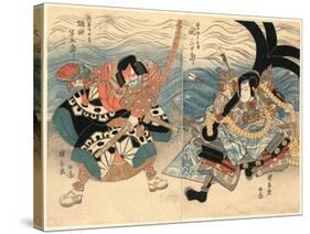 Seki Sanjuro Sakata Hangoro-Utagawa Kuniyasu-Stretched Canvas