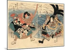 Seki Sanjuro Sakata Hangoro-Utagawa Kuniyasu-Mounted Giclee Print