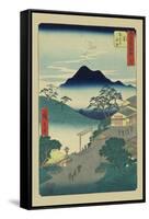 Seki-Ando Hiroshige-Framed Stretched Canvas