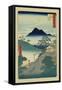 Seki-Ando Hiroshige-Framed Stretched Canvas