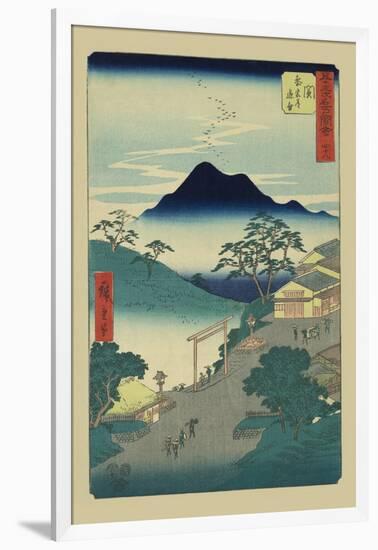 Seki-Ando Hiroshige-Framed Art Print