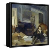 Selbstbildnis Im Wohnraum-Tommaso Minardi-Framed Stretched Canvas