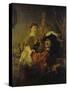 Selbstbildnis Mit Saskia, um 1635-Rembrandt van Rijn-Stretched Canvas