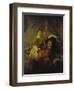 Selbstbildnis Mit Saskia, um 1635-Rembrandt van Rijn-Framed Giclee Print