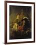 Selbstbildnis Mit Saskia, um 1635-Rembrandt van Rijn-Framed Giclee Print