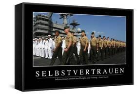 Selbstvertrauen: Motivationsposter Mit Inspirierendem Zitat-null-Framed Stretched Canvas