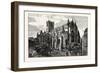 Selby Abbey, from the South East-null-Framed Giclee Print