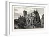 Selby Abbey, from the South East-null-Framed Giclee Print