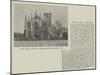 Selby Abbey, Yorkshire, Reopened after its Restoration-null-Mounted Giclee Print