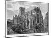 Selby Abbey, Yorkshire, Viewed from the South East-null-Mounted Art Print