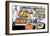 Selecting a Pumpkin-Julia Letheld Hahn-Framed Art Print