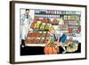 Selecting a Pumpkin-Julia Letheld Hahn-Framed Art Print