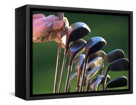 Selecting Golf Club-Mitch Diamond-Framed Stretched Canvas