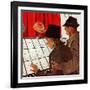 "Selecting the Ring," February 11, 1961-George Hughes-Framed Giclee Print