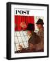 "Selecting the Ring," Saturday Evening Post Cover, February 11, 1961-George Hughes-Framed Giclee Print