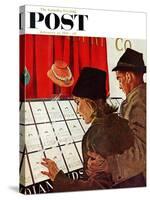 "Selecting the Ring," Saturday Evening Post Cover, February 11, 1961-George Hughes-Stretched Canvas