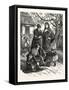 Selecting the Thanksgiving Turkey, 1880 1881-null-Framed Stretched Canvas