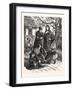 Selecting the Thanksgiving Turkey, 1880 1881-null-Framed Giclee Print